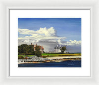Cliff Walk Newport Rhode Island - Framed Print