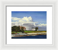 Cliff Walk Newport Rhode Island - Framed Print