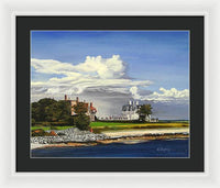 Cliff Walk Newport Rhode Island - Framed Print
