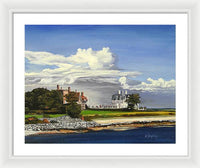 Cliff Walk Newport Rhode Island - Framed Print