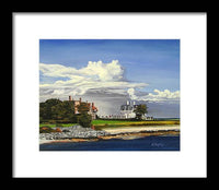 Cliff Walk Newport Rhode Island - Framed Print