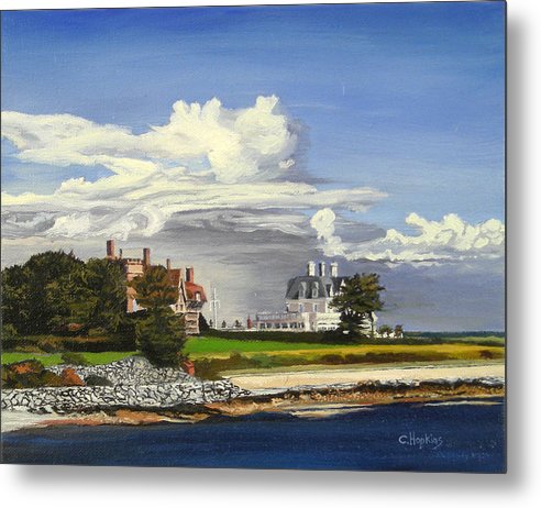 Cliff Walk Newport Rhode Island - Metal Print