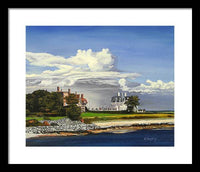 Cliff Walk Newport Rhode Island - Framed Print