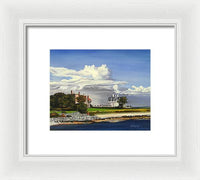 Cliff Walk Newport Rhode Island - Framed Print