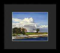 Cliff Walk Newport Rhode Island - Framed Print