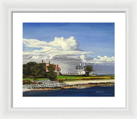 Cliff Walk Newport Rhode Island - Framed Print