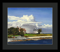 Cliff Walk Newport Rhode Island - Framed Print