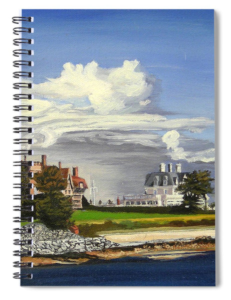 Cliff Walk Newport Rhode Island - Spiral Notebook