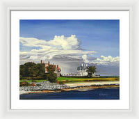 Cliff Walk Newport Rhode Island - Framed Print
