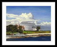 Cliff Walk Newport Rhode Island - Framed Print