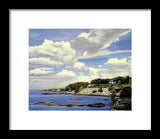 Cliffwalk Newport Rhode Island - Framed Print