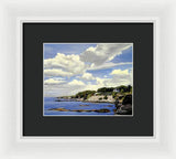 Cliffwalk Newport Rhode Island - Framed Print