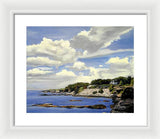 Cliffwalk Newport Rhode Island - Framed Print
