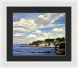 Cliffwalk Newport Rhode Island - Framed Print