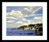 Cliffwalk Newport Rhode Island - Framed Print