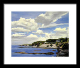 Cliffwalk Newport Rhode Island - Framed Print