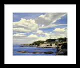 Cliffwalk Newport Rhode Island - Framed Print