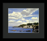 Cliffwalk Newport Rhode Island - Framed Print