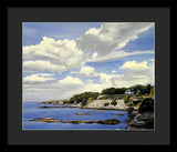 Cliffwalk Newport Rhode Island - Framed Print
