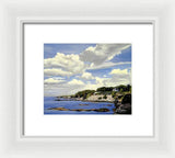 Cliffwalk Newport Rhode Island - Framed Print