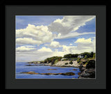 Cliffwalk Newport Rhode Island - Framed Print