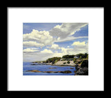Cliffwalk Newport Rhode Island - Framed Print