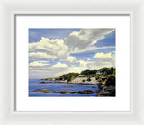 Cliffwalk Newport Rhode Island - Framed Print