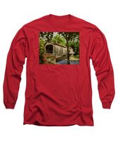 Comstock Covered Bridge East Hamptom Connecticut - Long Sleeve T-Shirt