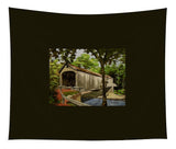 Comstock Covered Bridge East Hamptom Connecticut - Tapestry