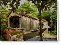 Comstock Covered Bridge East Hamptom Connecticut - Greeting Card