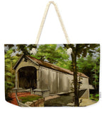 Comstock Covered Bridge East Hamptom Connecticut - Weekender Tote Bag