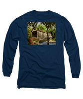 Comstock Covered Bridge East Hamptom Connecticut - Long Sleeve T-Shirt