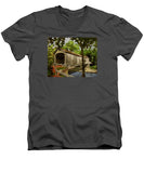 Comstock Covered Bridge East Hamptom Connecticut - Men's V-Neck T-Shirt