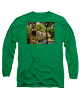 Comstock Covered Bridge East Hamptom Connecticut - Long Sleeve T-Shirt