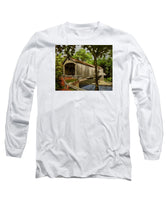 Comstock Covered Bridge East Hamptom Connecticut - Long Sleeve T-Shirt