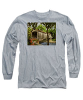 Comstock Covered Bridge East Hamptom Connecticut - Long Sleeve T-Shirt