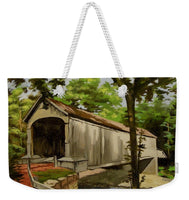 Comstock Covered Bridge East Hamptom Connecticut - Weekender Tote Bag