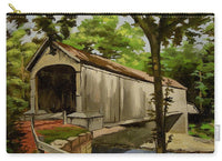 Comstock Covered Bridge East Hamptom Connecticut - Carry-All Pouch