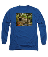Comstock Covered Bridge East Hamptom Connecticut - Long Sleeve T-Shirt