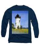 East Chop Lighthouse Martha's Vineyard Massachusetts - Long Sleeve T-Shirt