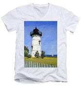 East Chop Lighthouse Martha's Vineyard Massachusetts - Men's V-Neck T-Shirt