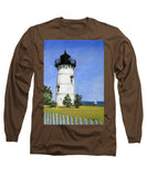 East Chop Lighthouse Martha's Vineyard Massachusetts - Long Sleeve T-Shirt