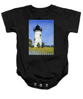 East Chop Lighthouse Martha's Vineyard Massachusetts - Baby Onesie