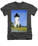 East Chop Lighthouse Martha's Vineyard Massachusetts - Men's V-Neck T-Shirt