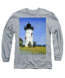 East Chop Lighthouse Martha's Vineyard Massachusetts - Long Sleeve T-Shirt