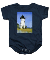 East Chop Lighthouse Martha's Vineyard Massachusetts - Baby Onesie