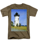 East Chop Lighthouse Martha's Vineyard Massachusetts - Men's T-Shirt  (Regular Fit)