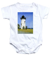 East Chop Lighthouse Martha's Vineyard Massachusetts - Baby Onesie