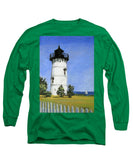 East Chop Lighthouse Martha's Vineyard Massachusetts - Long Sleeve T-Shirt