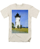 East Chop Lighthouse Martha's Vineyard Massachusetts - Men's T-Shirt  (Regular Fit)